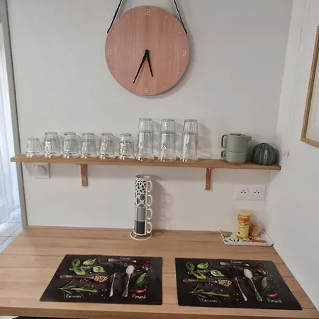 T2 55m² Confort Avec Jardin. Cuisine Et Equipements Neufs. Wifi Tv Parking Apartment Balma
