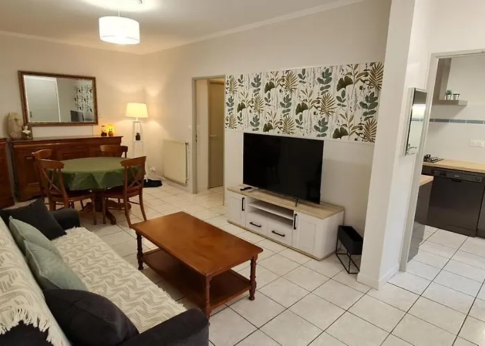 T2 55m² Confort Avec Jardin. Cuisine Et Equipements Neufs. Wifi Tv Parking 巴尔马