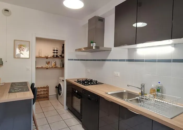 T2 55m² Confort Avec Jardin. Cuisine Et Equipements Neufs. Wifi Tv Parking 公寓 *