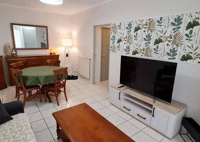 T2 55m² Confort Avec Jardin. Cuisine Et Equipements Neufs. Wifi Tv Parking *