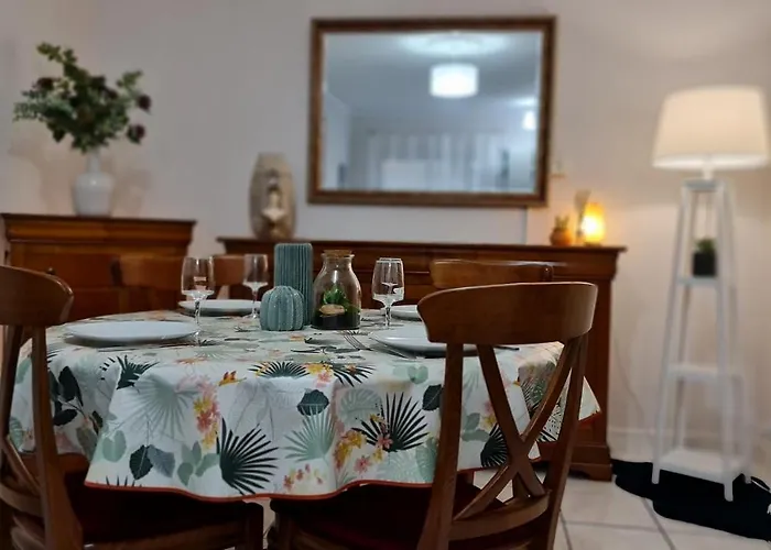 公寓 T2 55m² Confort Avec Jardin. Cuisine Et Equipements Neufs. Wifi Tv Parking *