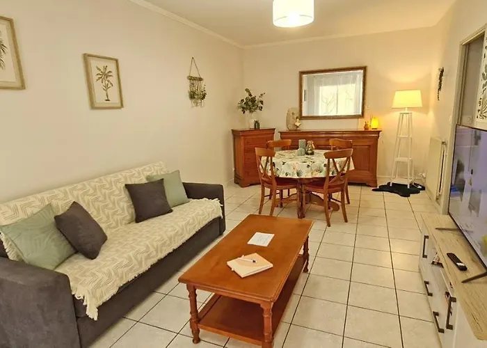 公寓 T2 55m² Confort Avec Jardin. Cuisine Et Equipements Neufs. Wifi Tv Parking 巴尔马