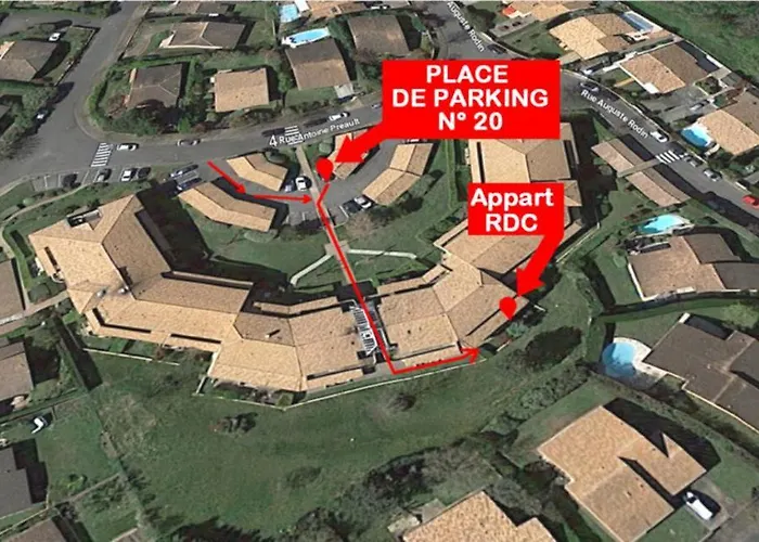 公寓 T2 55m² Confort Avec Jardin. Cuisine Et Equipements Neufs. Wifi Tv Parking